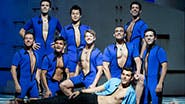 Zak Resnick and the guys of Mamma Mia!