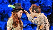 Nicole Lowrance as Molly and Jason Ralph as Boy in Peter and the Starcatcher.